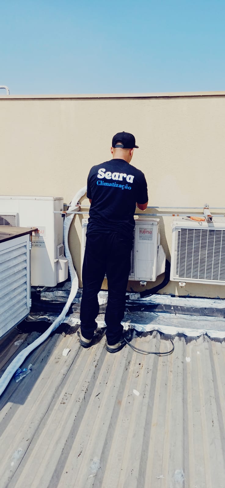 Equipamento de ar condicionado de última geração