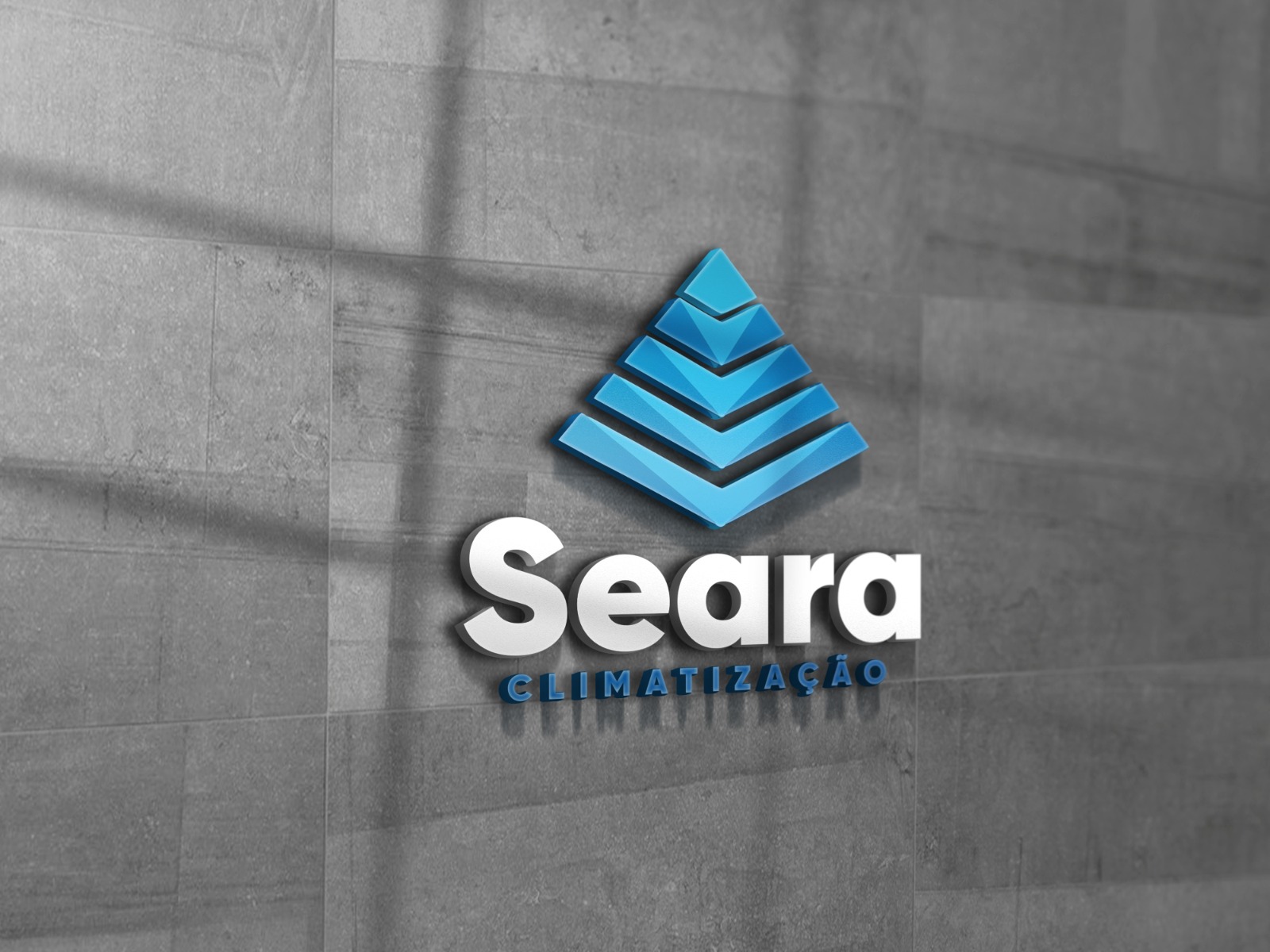 Instalação de ar condicionado em ambiente moderno